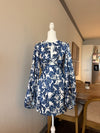 Mini Blue Cutout Dress